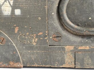 "Vorrat Handwaffen" Transportkasten Wehrmacht, ungereinigtes Stück