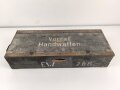 "Vorrat Handwaffen" Transportkasten Wehrmacht, ungereinigtes Stück