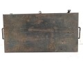 Transportkasten Wehrmacht " Zubehör und Werkzeug für " 2cm Flak Vierling 38 / 43 U" ungereinigtes Stück