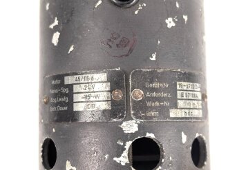 Luftwaffe, Elektromotor , Bauart SAM L mot, E 571004....
