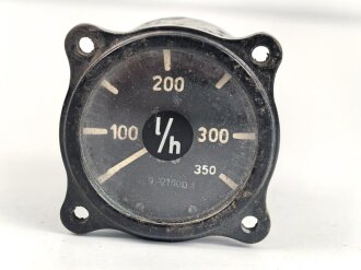 Luftwaffe, elektrischer Verbrauchsanzeiger Gerät-Nr. 9-2160 B-1. Ungereinigtes Stück, Funktion nicht geprüft