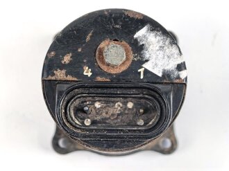 Luftwaffe, elektrischer Verbrauchsanzeiger Gerät-Nr. 9-2160 B-1. Ungereinigtes Stück, Funktion nicht geprüft