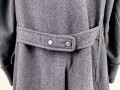 Luftwaffe, schwerer, gefütterter  Wintermantel für Mannschaften. Kammerstück in gutem Zustand. Interessante Variante mit aufgesetztem Leder