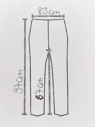 Stiefelhose für einen politischen Leiter der NSDAP. Eigentumstück in gutem Zustand