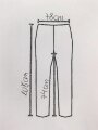 Heer, Drillichhose rohweiss, stark getragenes und repariertes Kammerstück von 1937