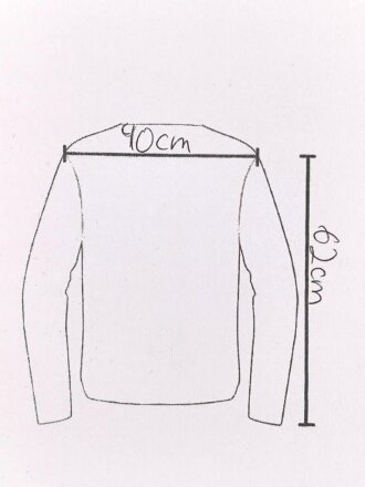Heer, Drillichjacke rohweiss, stark getragenes Kammerstück