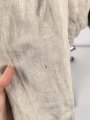 Heer, Drillichjacke rohweiss, stark getragenes Kammerstück