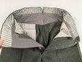 Heer, gerade Hose zum Waffenrock der Nachrichtentruppe. Eigentumstück in sehr gutem Zustand