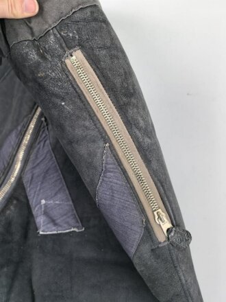 Luftwaffe, gefütterte Winterhose für fliegendes Personal. Alle Reissverschlüsse gängig, leider die aufgesetzten Taschen entfernt