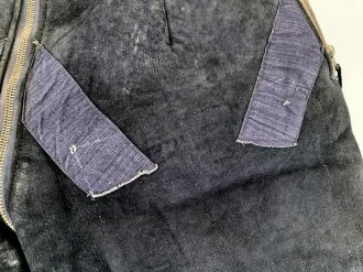 Luftwaffe, gefütterte Winterhose für fliegendes Personal. Alle Reissverschlüsse gängig, leider die aufgesetzten Taschen entfernt