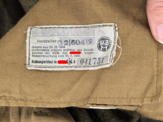 Gerade Hose für Angehörige der SA Wehrmannschaften ?. Guter Zustand, mit RZM Etikett