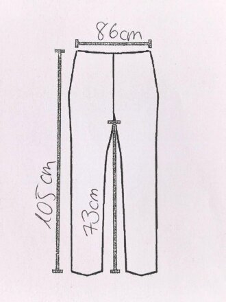 Gerade Hose für Angehörige der SA Wehrmannschaften ?. Guter Zustand, mit RZM Etikett