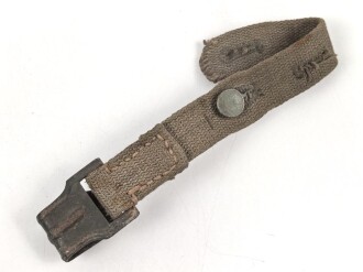 Kurzer Riemen für die Gasmaskendose der Wehrmacht