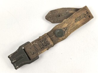 Kurzer Riemen für die Gasmaskendose der Wehrmacht