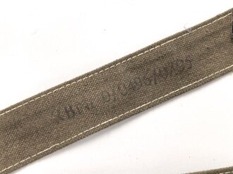 Heer, Trageriemen für einen Brotbeutel, mit Reichsbetriebsnummer
