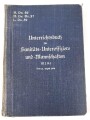 H. Dv. 59 "Unterrichtsbuch für Sanitäts-Unteroffiziere und Mannschaften" datiert 1939, 430 Seiten, DIN A5, stark gebraucht mit Stempel des Truppenarzt dei der Flakkaserne Mannheim-Käfertal 1941