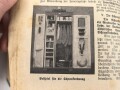 "Der Dienstunterricht im Heere, Ausgabe für den Gewehr und M.G.- Schützen" datiert 1937, 288 Seiten, stark gebraucht, Einband verstärkt und neue Rückseite
