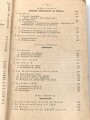 "Der Dienstunterricht im Heere, Ausgabe für den Gewehr und M.G.- Schützen" datiert 1937, 288 Seiten, stark gebraucht, Einband verstärkt und neue Rückseite
