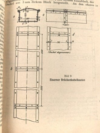 "Telegraphenbauordnung der Deutschen Reichspost" Teil 11: Kabel, datiert 1941 mit 118 Seiten, stark gebrauchtAdler samt HK geschwärzt