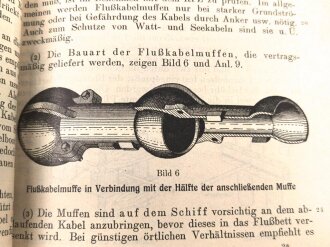 "Telegraphenbauordnung der Deutschen Reichspost" Teil 11: Kabel, datiert 1941 mit 118 Seiten, stark gebrauchtAdler samt HK geschwärzt
