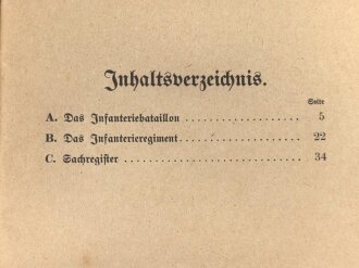 H.Dv. Nr. 130 "Ausbildungsvorschrift für die Infanterie - Heft V" datiert 1922 mit 63 Seiten von einem Pionier