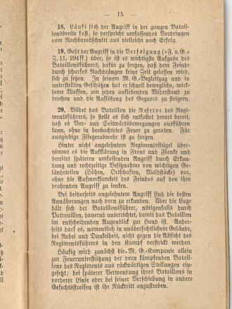 H.Dv. Nr. 130 "Ausbildungsvorschrift für die Infanterie - Heft V" datiert 1922 mit 63 Seiten von einem Pionier