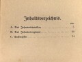 H.Dv. Nr. 130 "Ausbildungsvorschrift für die Infanterie - Heft V" datiert 1922 mit 63 Seiten von einem Pionier