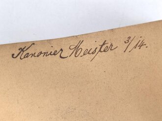 "Der Kanonier, Fahrer und Geschützführer der Fußartillerie" datiert 1904, 192 Seiten, DIN A5