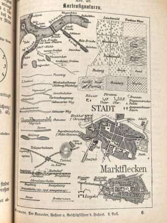 "Der Kanonier, Fahrer und Geschützführer der Fußartillerie" datiert 1904, 192 Seiten, DIN A5