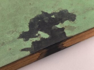 "Leitfaden für den Unterricht der Kanoniere der Fußartillerie" datiert 1902, 255 Seiten, DIN A5, stark gebraucht