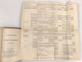 "König Albert - Fünfzig Jahre Soldat Gedenkbuch" datiert 1893, 531 Seiten, DIN A5