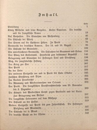 "1870 und 1871 - Zwei Jahre deutscher Heldentums" 408 Seiten, DIN A5