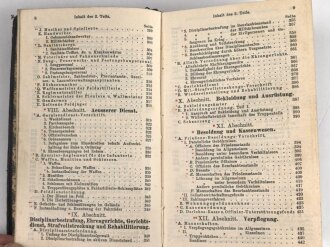 "Taschenkalender für das Heer" datiert 1905, 533 Seiten, DIN A6