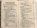 "Taschenkalender für das Heer" datiert 1905, 533 Seiten, DIN A6