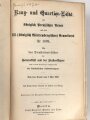 "Rang- und Quartier-Liste der königlichen Preußischen Armee und des XIII. Armekorps für 1899" 1308 Seiten, DIN A5