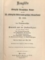 "Rang- und Quartier-Liste der königlichen Preußischen Armee und des XIII. Armekorps für 1909" 1434 Seiten, DIN A5