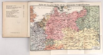 "Deutschland über alles! 1914/15 - Kriegslesebuch für Schule und Haus" datiert 1915, 176 Seiten, DIN A5