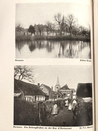 "Zwischen Arras und Peronne - Herausgegeben von einem deutshcen Reservekorps" datiert 1916, 184 Seiten, DIN A5, stark gebraucht
