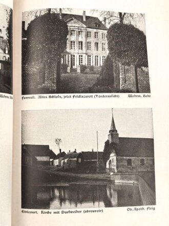 "Zwischen Arras und Peronne - Herausgegeben von einem deutshcen Reservekorps" datiert 1916, 184 Seiten, DIN A5, stark gebraucht