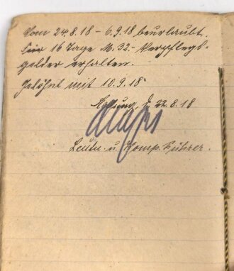 Bayern, Soldbuch Diensteintritt am 7.11.1914  bei Landwehr Regiment 3