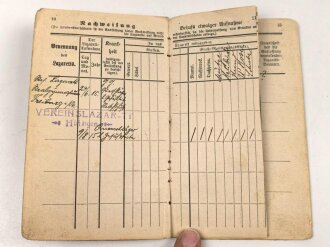 Bayern, Soldbuch Diensteintritt am 7.11.1914  bei Landwehr Regiment 3