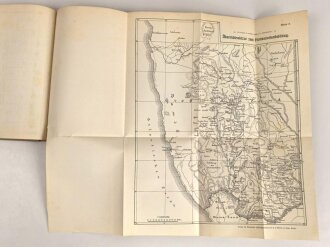 "Die Kämpfe der deutschen Truppen in Südwestafrika - Band 1+2 Der Feldzug gegen die Hereros und der Hottentottenkrieg" beide überreicht 1908, ca 500 Seiten plus Skizzen