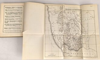 "Die Kämpfe der deutschen Truppen in Südwestafrika - Band 1+2 Der Feldzug gegen die Hereros und der Hottentottenkrieg" beide überreicht 1908, ca 500 Seiten plus Skizzen