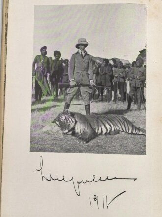 "Die Reise des Deutschen Kronprinzen Durch Ceylon und Indien" datiert 1911, 200 Seiten, gebraucht, DIN A5