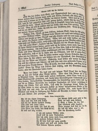 "Die Bibel für die Hausandacht in drei Jahrgängen" datiert 1916, 200 Seiten, gebraucht, über DIN A5, stark gebraucht