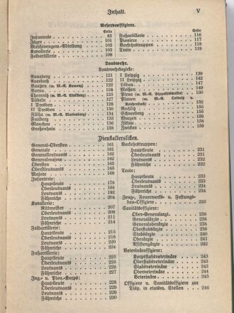"Rangliste der königlichen SächsichenArmee für das Jahr 1914" Seiten 497-512 fehlen, gebraucht, DIN A5, stark gebraucht