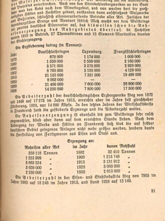 "Lothringen - Geschichte-Land Volkstum-Wirtschaft" Tornisterschrift des Oberkommandos der Wehrmacht Heft 18, datiert 1941, 32 Seiten, DIN A5