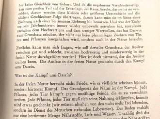 "Deutsche Rassenpflege" Tornisterschrift des Oberkommandos der Wehrmacht Heft 29, datiert 1941, 62 Seiten, DIN A5