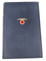 Adolf Hitler " Mein Kampf" blaue Ganzleinenausgabe von 1935, einige Textstellen rot makiert