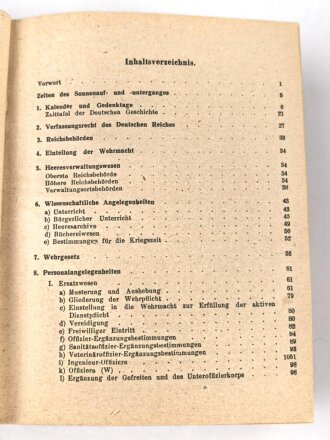 "Oertzenscher Taschenkalender für die Offiziere des Heeres" 1068 Seiten, datiert 1941, DIN A6